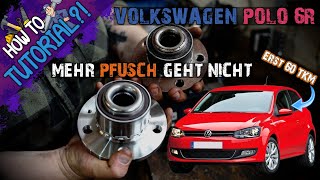 Federbruch defekte Bremsen  Radlager Pfusch Was ist da los mit dem Polo 6R viral car tutorial [upl. by Elacsap314]