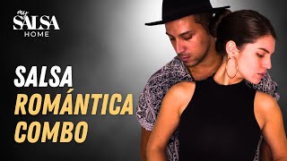 Salsa Romantica Combination on1  Salsa Tutorial [upl. by Iarised105]