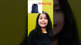 Type of bags pronunciation gyaan jyoti shorts [upl. by Enaenaj]