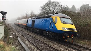 Buffered HSTs Grand Central to East Midlands Trains Special Video [upl. by Ahsekar763]