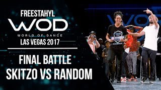 Skitzo vs Random  Freestahyl  FrontRow  World of Dance Las Vegas 2017  WODLV17 [upl. by Oiril]