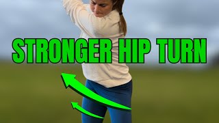 Stronger Hip Turn Backswing amp Downswing Get Deeper into Your Hips to Hit The Golf Ball Longer [upl. by Sergius]