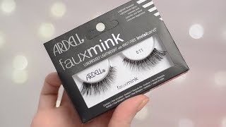 Ardell Faux Mink Lash 811 Try On amp Wear Test  CORRIE V [upl. by Nymzaj123]