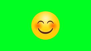 smile animated emoji green screen [upl. by Dorelle]