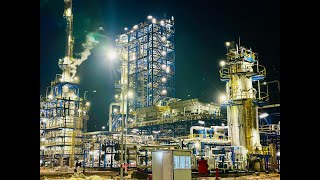 Golden Oil Refinery Najaf Progress Update Feb 2024  Last Step towards Start Up Night Time Shot [upl. by Marion646]