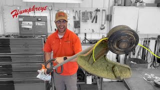 How To Replace andor Restring a Stihl Straight Shaft Trimmer Head And Polycut [upl. by Materse]