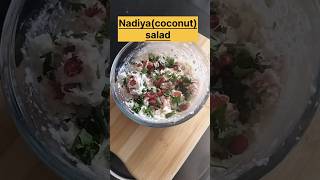 Odishas signature recipe Nadiyacoconut saladhealthy food deliciousquickrecipe [upl. by Limber]