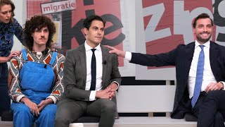 quotWat is nonbinairquot Baudet FVD CLASHT met Jetten D66 in debat over LHBTQI [upl. by Demakis]