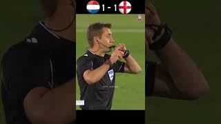 Netherlands vs England shorts football youtube [upl. by Pitarys]