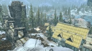 Skyrim PS4 Mods Dracos Windstad Manor Upgrades DLC Upgrade [upl. by Downes903]