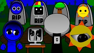 INCREDIBOX SPRUNKI RIP SAD STORY JEVIN MR SUN MR TREE MR FUN COMPUTER Cartoon Animation [upl. by Almap630]