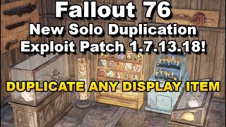 Fallout 76 duplication exploit glitch plus public build link [upl. by Marty]