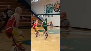 Unicycle basketball is DIFFERENT 😭 ht sportsnextgenIG shorts basketball tricks highlights [upl. by Aniuqal]