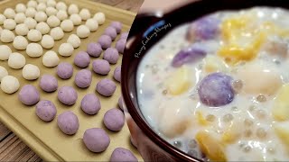 Palidosdos  Ginataang BiloBilo  Rice Balls in Coconut Milk [upl. by Ailelc]