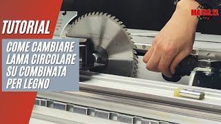 TUTORIAL COME CAMBIARE LAMA CIRCOLARE DA COMBINATA SICAR PER LEGNO [upl. by Jules733]