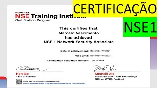 NSE1  CERTIFICAÇÃO FORTINET [upl. by Anauqat736]