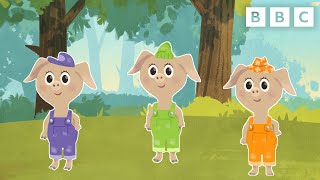 The Three Little Pigs Story with Musical Storyland  CBeebies [upl. by Moberg806]