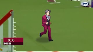 Edgeworth Runs A Dog Race but its in HD [upl. by Yrrehs258]