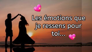 Les émotions que je ressens pour toi mon amour ❤️💎💖💓 [upl. by Randee]