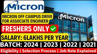 Micron Recruitment 2024  2023 2024 BATCH Can Apply  Latest OffCampus Hiring  Apply Now [upl. by Paulie]