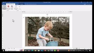 MS WORD IMAGE BACKGROUND REMOVE AND CHANGE [upl. by Duleba]