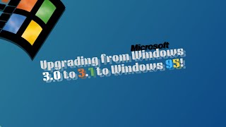 Upgrading from Windows 3x to Windows 95 But Everything Goes Wrong [upl. by Ferrigno806]