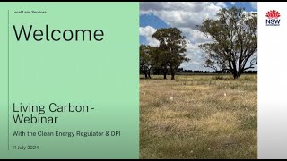 Living Carbon Webinar Riverina [upl. by Obla6]