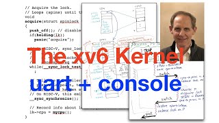 xv6 Kernel18 uartc and consolec [upl. by Tolmach]