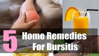 5 Home Remedies for Bursitis  By Top 5 [upl. by Elum397]