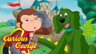 Sir George Defeats the Dragon 🐵 Curious George 🐵 Kids Cartoon 🐵 Kids Movies [upl. by Ocinom]