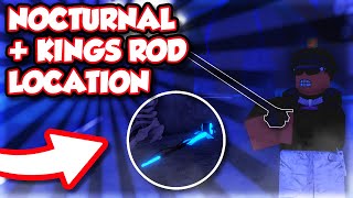 Nocturnal Rod  Kings Rod Locations  Fisch Roblox Guide [upl. by Magavern336]