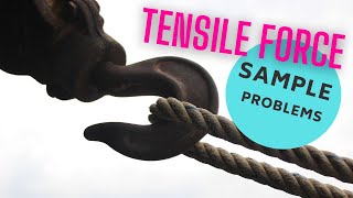 Tensile Force Sample Problem  Part 1 CebuanoBisaya [upl. by Cati]