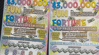 💸I Found A Bonus Win 3000000 Fun Fortune PA Lottery Tickets💸 [upl. by Suoivatra198]