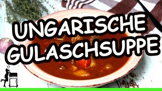 Kräftige Ungarische Gulaschsuppe mit Kartoffeln [upl. by Amoakuh355]