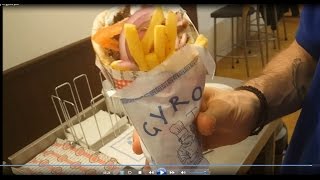 Making of gyros pita [upl. by Garett]