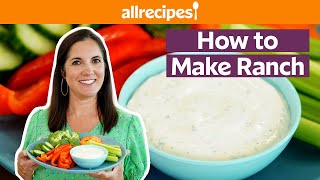 How to Make Ranch Dressing  Get Cookin  Allrecipescom [upl. by Janeczka561]