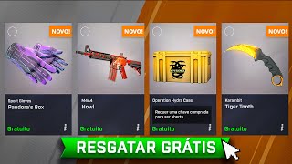 Como Ganhar SKINS de GRAÇA no CS2 [upl. by Olinde]