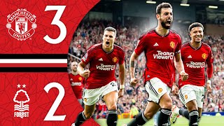 An Important Comeback Win 💪  Man Utd 32 Nottingham Forest  Highlights [upl. by Pearlman]