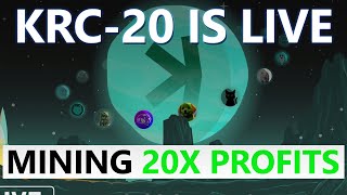 KRC20 Is LIVE  Kaspa Mining Rewards are 20X More [upl. by Sobmalarah]