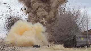 164lbs of Tannerite Kills a Barn [upl. by Ahsykal]