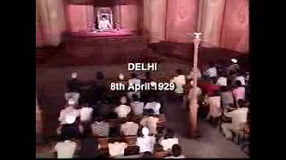 Bhagat amp Batukeshwar Throw Bomb in Assembly  Ramanand Sagars Bhagat Singh Flim Sence [upl. by Nnaael629]