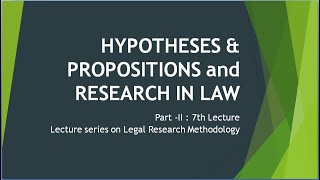 STATE LEVEL SPECIAL LECTURE SERIES ON LEGAL RESEARCH METHODOLOGY [upl. by Elleniad]