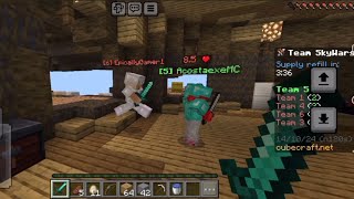 Jugando SKY Wars Con Acosta999exeYT Minecraft  NICK Sang [upl. by Brien501]