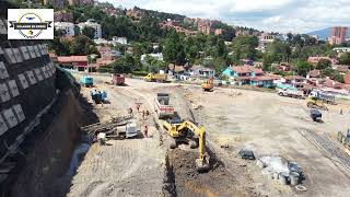 VOLANDO EN DRONE 4K  NUEVO PUENTE CALLE 127 CON AVENIDA BOYACA [upl. by Livvie360]