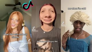 How I flirt when i like someone  Pretty Tiktok Compilation [upl. by Htebi]