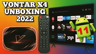 Vontar X4 8K Android 11 SmartBox 2022 Unboxing and Preview [upl. by Genovera]