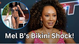 Mel B Wears Transparent Bikini In Public At Vacation Look At Photos [upl. by Eide]