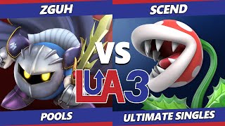 LEVELUP Arena 3  Zguh Meta Knight Vs Scend Piranha Plant SSBU Ultimate Tournament [upl. by Ayahs]