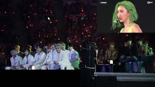 FULL REACTION BTS TXT ATEEZ reaction to MAMAMOO x JYP at MAMA 2019 [upl. by Sand649]