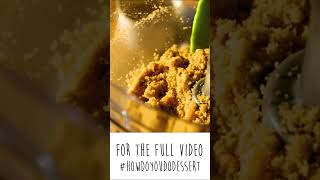 NoBake Graham Cracker Crust HowDoYouDo shorts [upl. by Eicnarf]